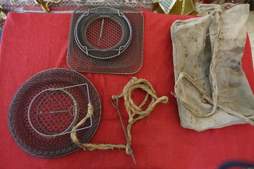 Anciens pièges panier - pièges,
