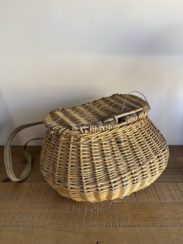 Ancien gros panier pêche - ancien,
