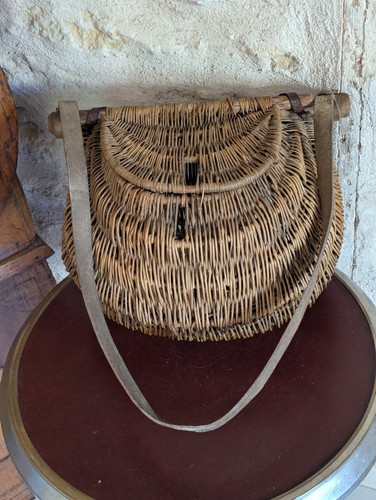Ancien panier pêche - panier, de