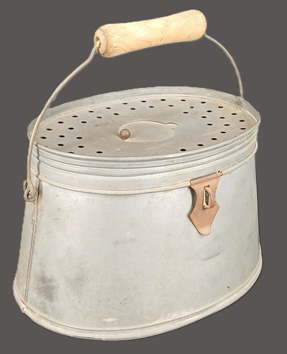 Panier pêche zinc boite - pêche, en