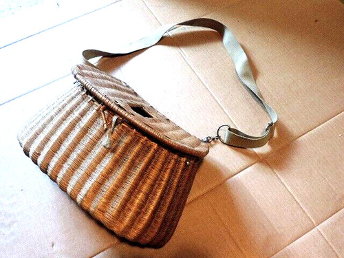 Antique fishing creel - fishing,